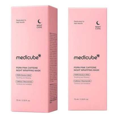 Medicube Wrapping Mask PDRN Caffeine Overnight Peel Off Facial Mask
